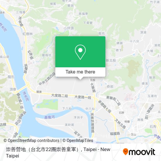 崇善營地（台北市22團崇善童軍）地圖