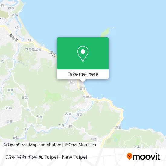 翡翠湾海水浴场地圖