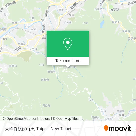 天峰谷渡假山庄 map