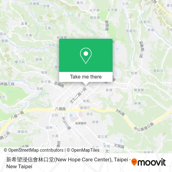 新希望浸信會林口堂(New Hope Care Center) map