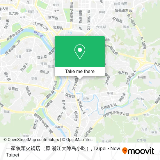 一家魚頭火鍋店（原 浙江大陳島小吃）地圖