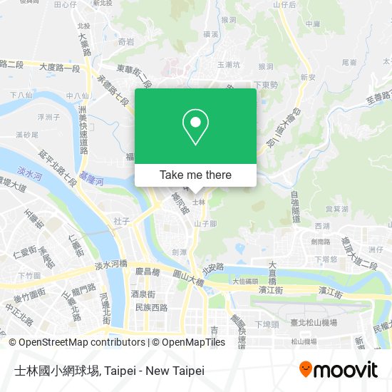 士林國小網球埸 map