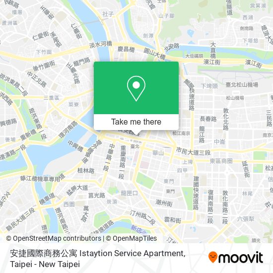 安捷國際商務公寓 Istaytion Service Apartment map