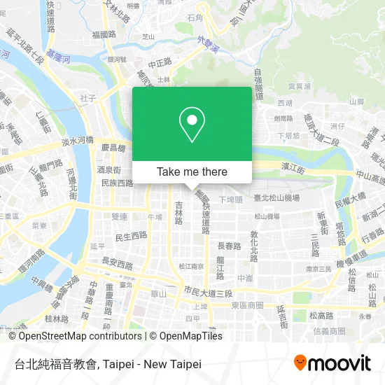 台北純福音教會地圖