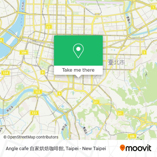 Angle cafe 自家烘焙咖啡館 map