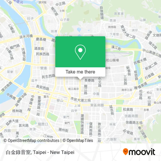 白金錄音室 map