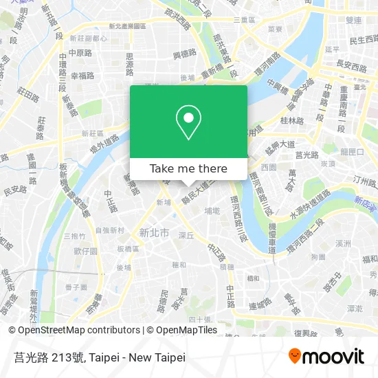 莒光路 213號 map