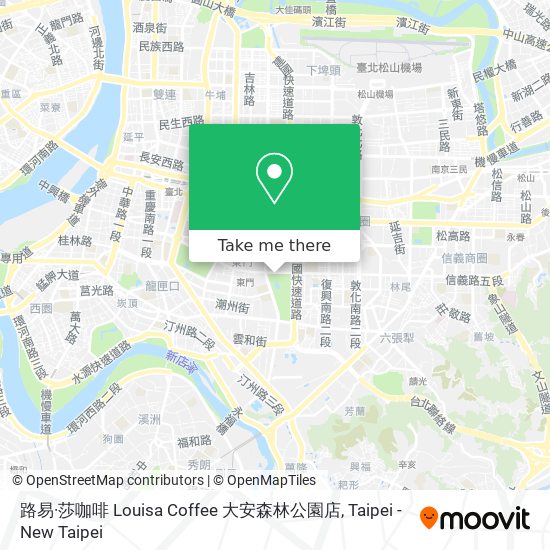 路易·莎咖啡 Louisa Coffee 大安森林公園店地圖