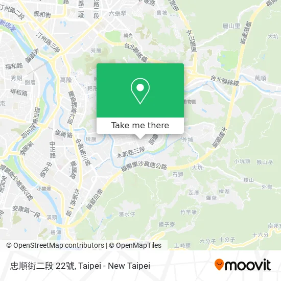 忠順街二段 22號 map