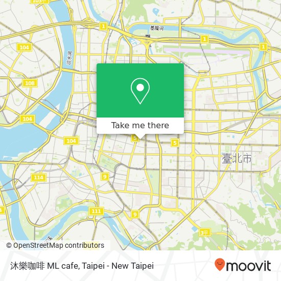 沐樂咖啡 ML cafe map