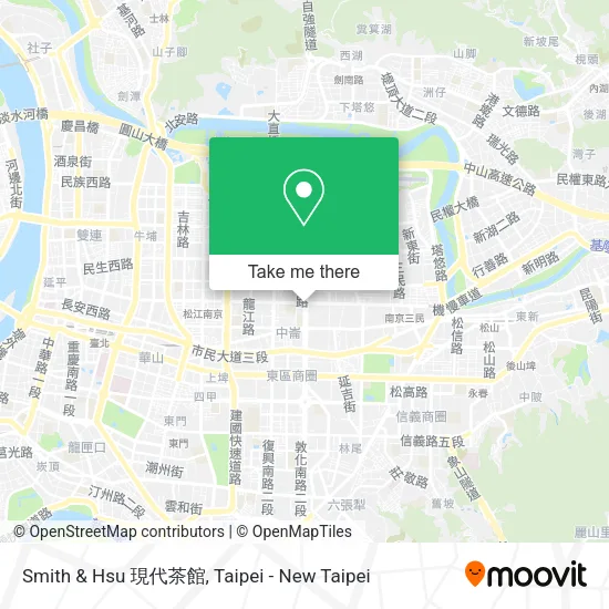Smith & Hsu 現代茶館地圖