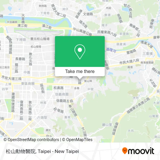 松山動物醫院地圖