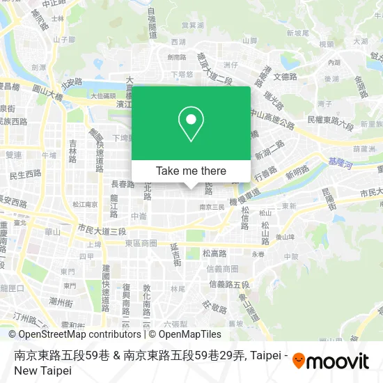 南京東路五段59巷 & 南京東路五段59巷29弄 map