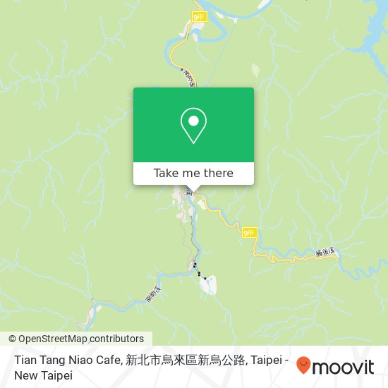 Tian Tang Niao Cafe, 新北市烏來區新烏公路 map