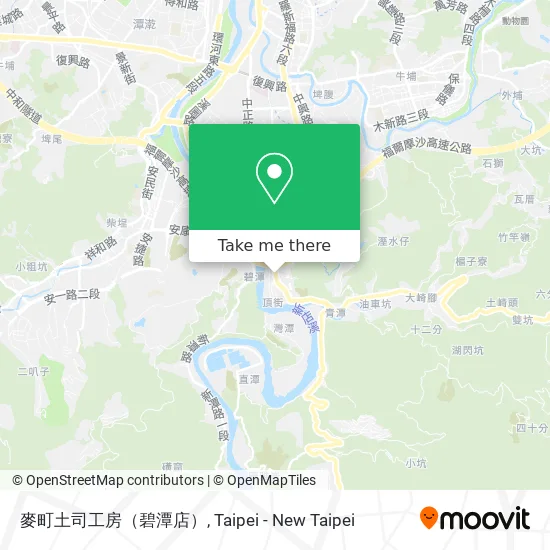 麥町土司工房（碧潭店）地圖