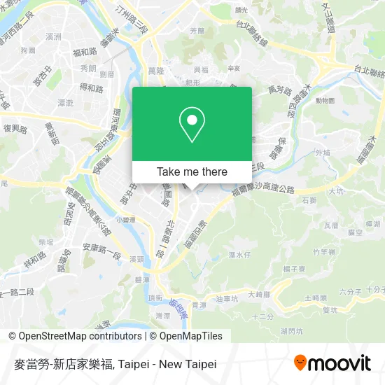 麥當勞-新店家樂福 map