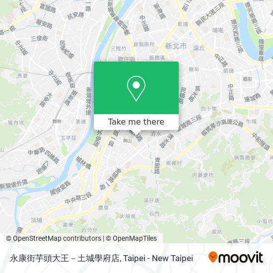 永康街芋頭大王－土城學府店 map