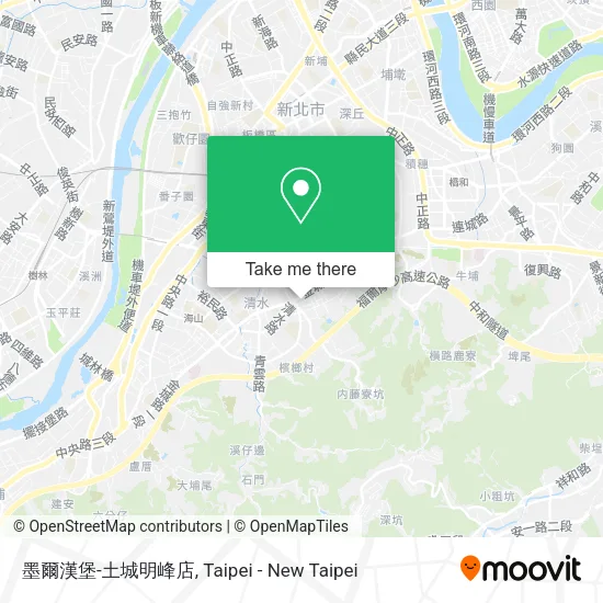 墨爾漢堡-土城明峰店地圖