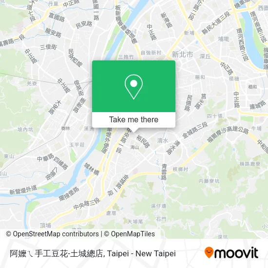 阿嬤ㄟ手工豆花-土城總店地圖