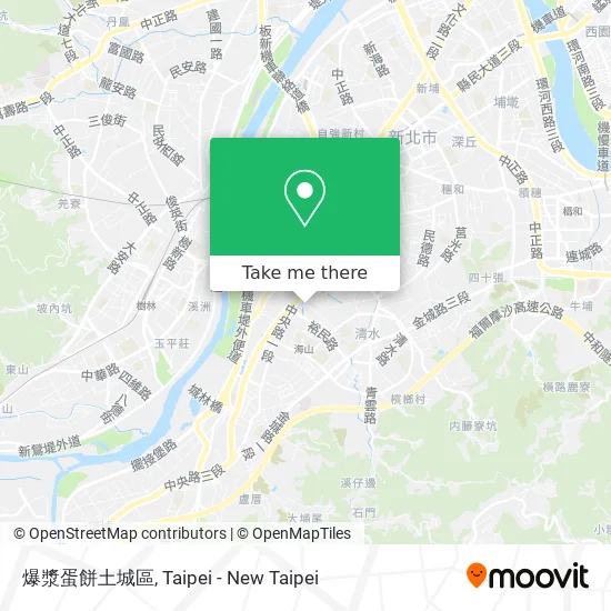 爆漿蛋餅土城區 map