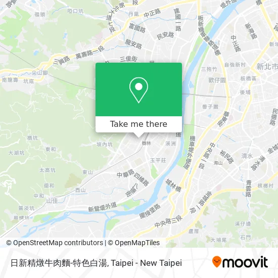 日新精燉牛肉麵-特色白湯地圖