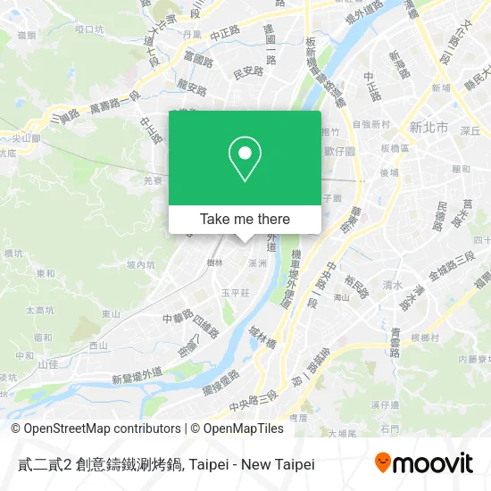 貳二貳2 創意鑄鐵涮烤鍋 map