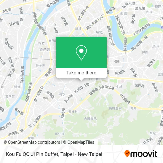 Kou Fu QQ Ji Pin Buffet map
