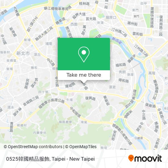 0525韓國精品服飾 map