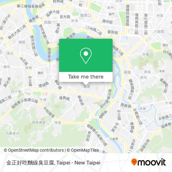 金正好吃麵線臭豆腐 map