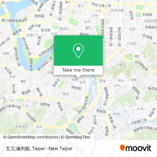 玄元滷肉飯 map