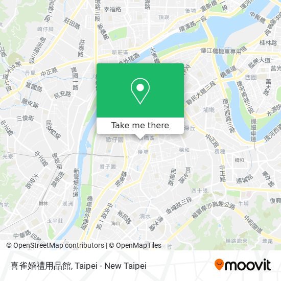 喜雀婚禮用品館 map