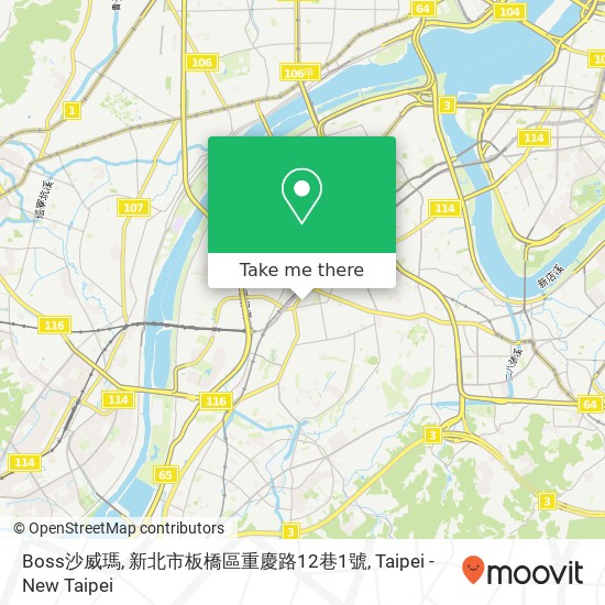 Boss沙威瑪, 新北市板橋區重慶路12巷1號 map