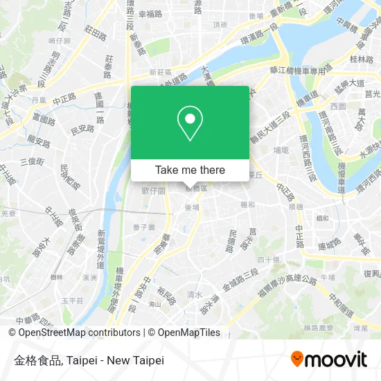 金格食品地圖