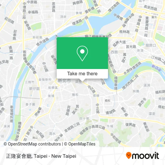 正隆宴會廳地圖