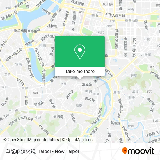 華記麻辣火鍋地圖