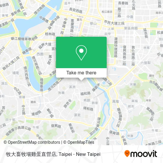 牧大畜牧場雞蛋直營店地圖
