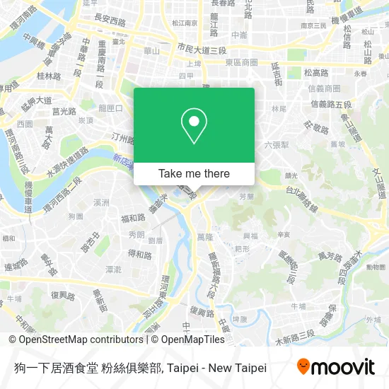 狗一下居酒食堂 粉絲俱樂部地圖