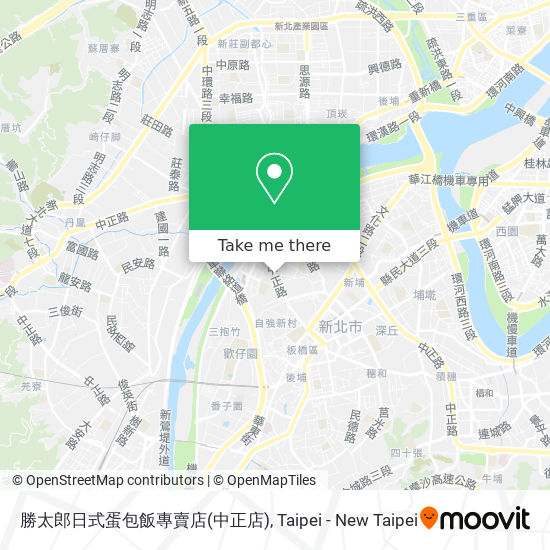 勝太郎日式蛋包飯專賣店(中正店) map