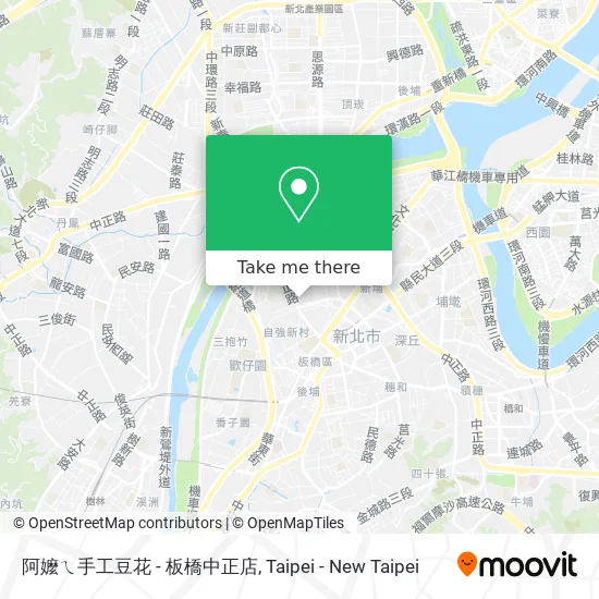 阿嬤ㄟ手工豆花 - 板橋中正店 map