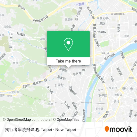 獨行者串燒飛鏢吧地圖