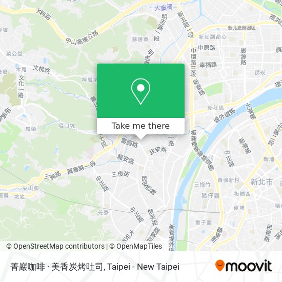 菁巖咖啡 · 美香炭烤吐司 map