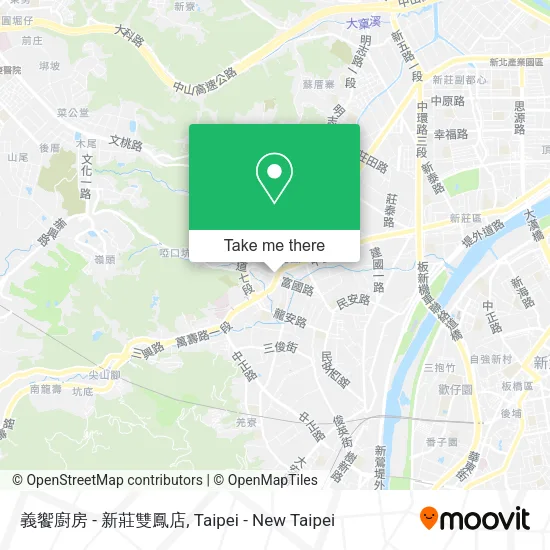 義饗廚房 - 新莊雙鳳店 map