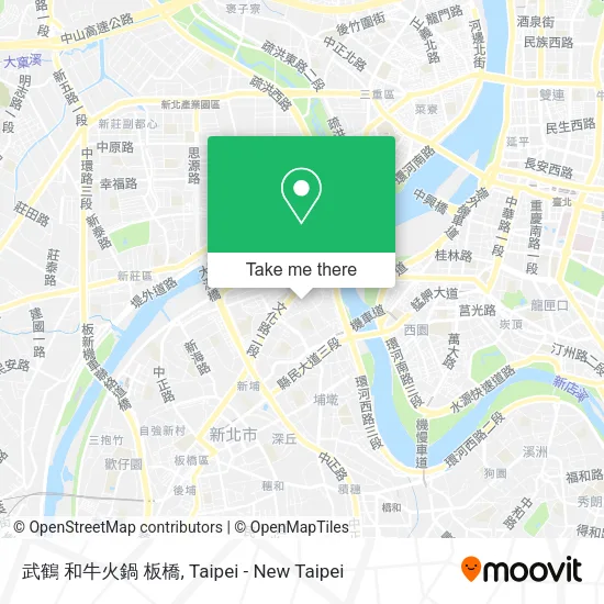 武鶴 和牛火鍋 板橋 map