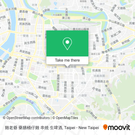 雞老爺 藥膳桶仔雞 串燒 生啤酒地圖
