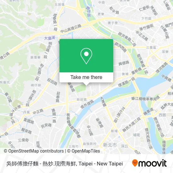 吳師傅擔仔麵 - 熱炒.現撈海鮮地圖