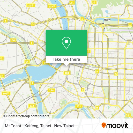 Mt Toast - Kaifeng map