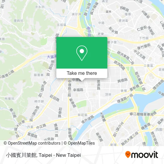 小國賓川菜館地圖