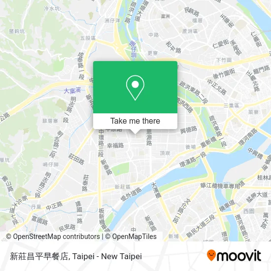 新莊昌平早餐店 map