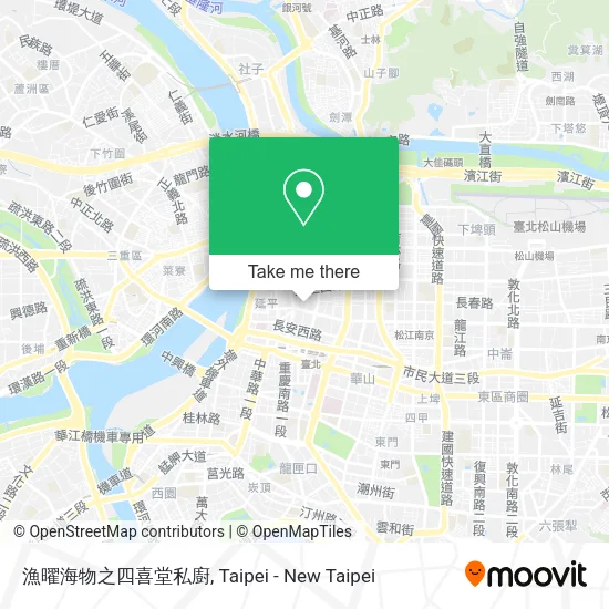 漁曜海物之四喜堂私廚 map