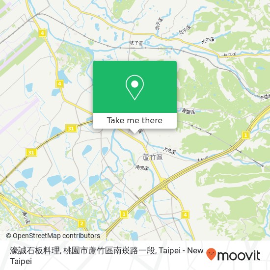 濠誠石板料理, 桃園市蘆竹區南崁路一段 map